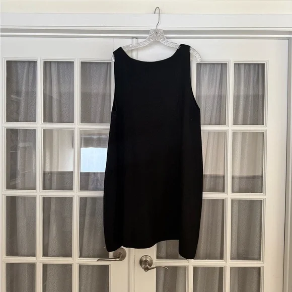 COS Black Boiled Wool Sleeveless Mini Dress - Picture 11 of 14